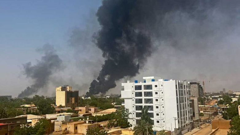 آثار عمليات القصف في السودان (فرانس برس)